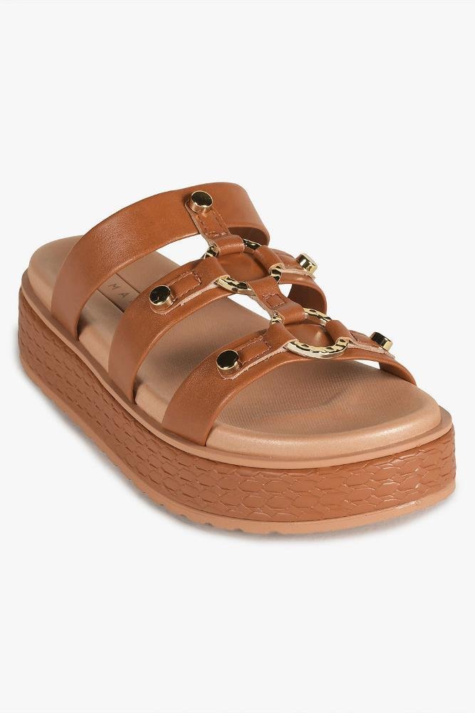 Papete Feminino Plataforma Ramarim Morgana Marrom 4