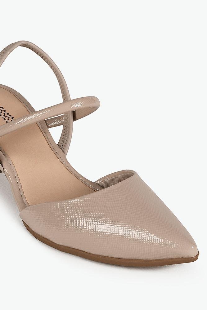 Scarpin Feminino Slingback Mississipi Laila Bege 2