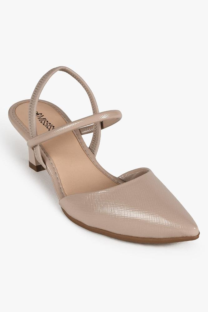 Scarpin Feminino Slingback Mississipi Laila Bege 4