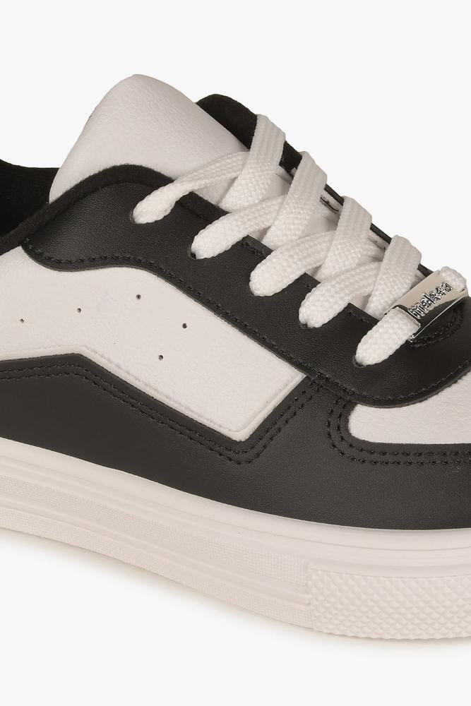 Tênis Feminino Moleca Luizza Branco/Preto 2