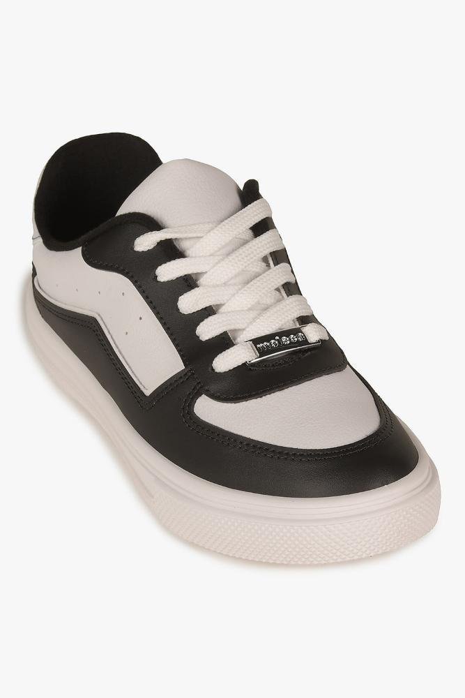 Tênis Feminino Moleca Luizza Branco/Preto 4