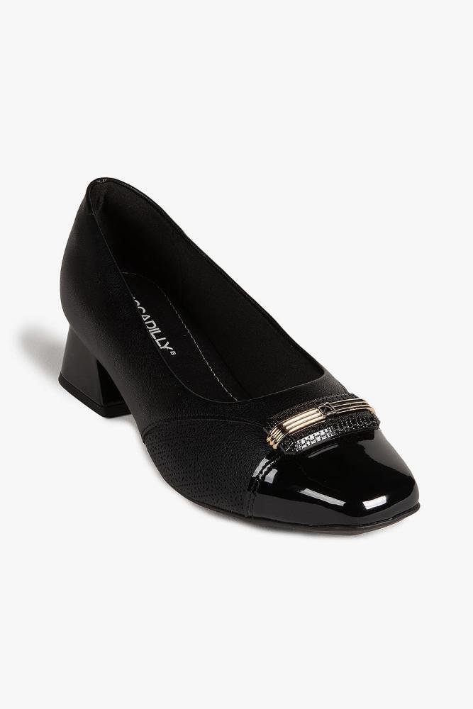 Conforto Feminino Salto Médio Piccadilly Delfina Preto 4