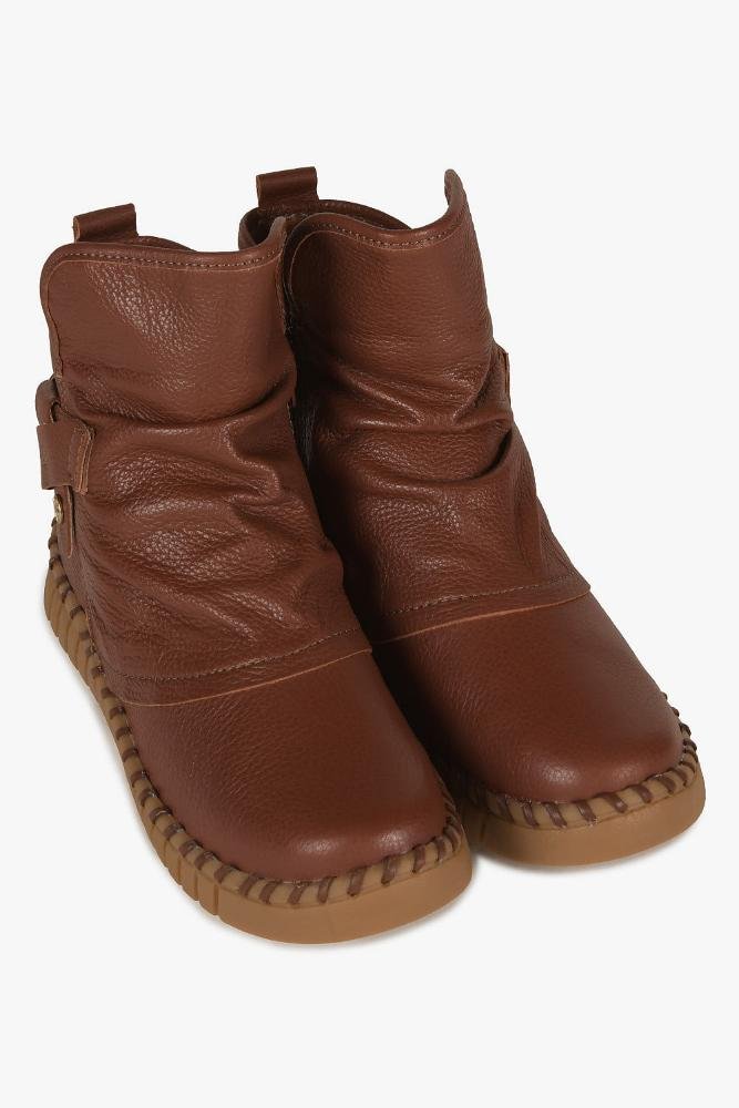 Bota Feminina Cano Curto Bottero Emily Marrom 4