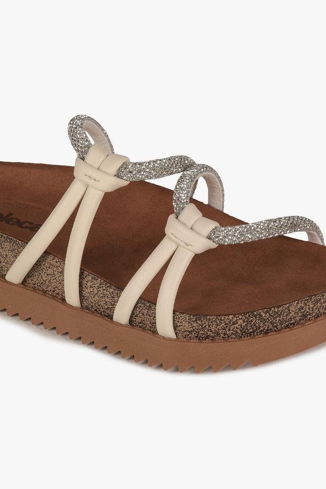 Papete Feminina Moleca Delilah Off White 2