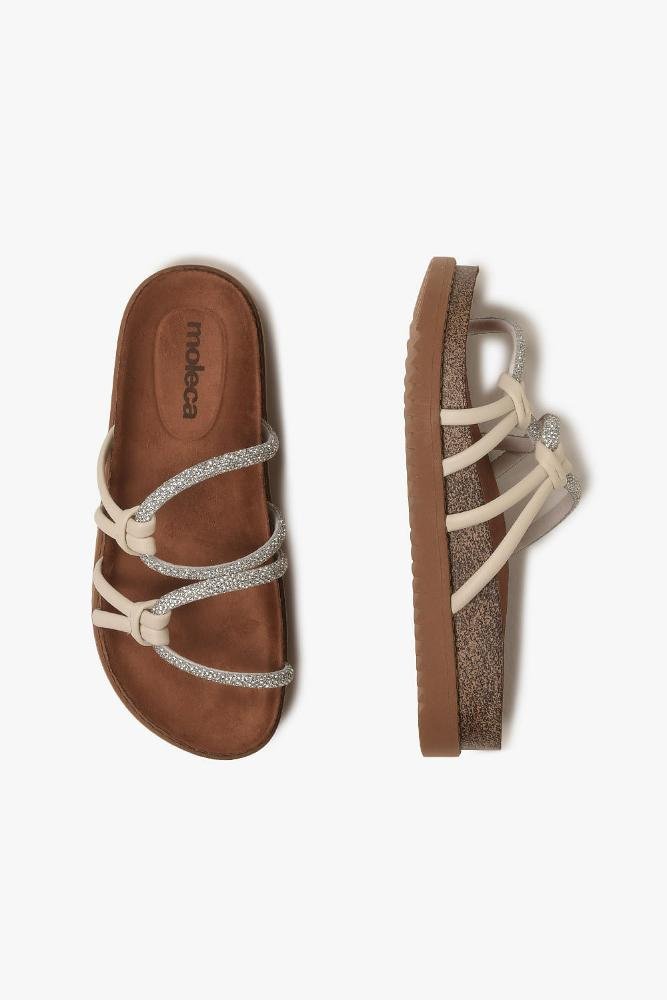 Papete Feminina Moleca Delilah Off White 3