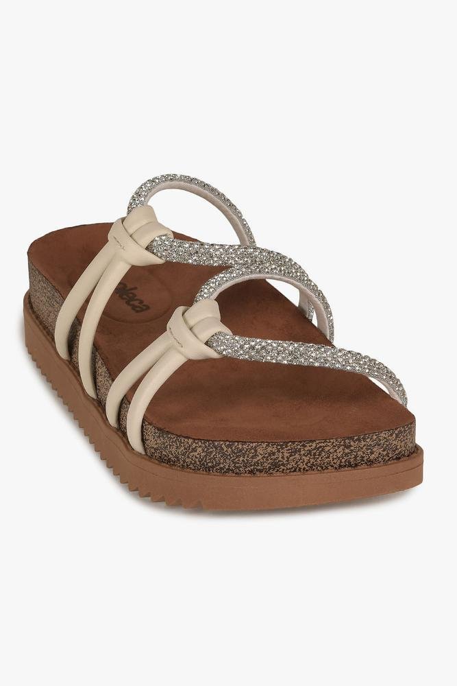 Papete Feminina Moleca Delilah Off White 4
