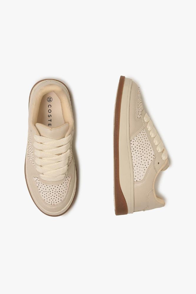Tênis Feminino Costes Aisha Off White 3