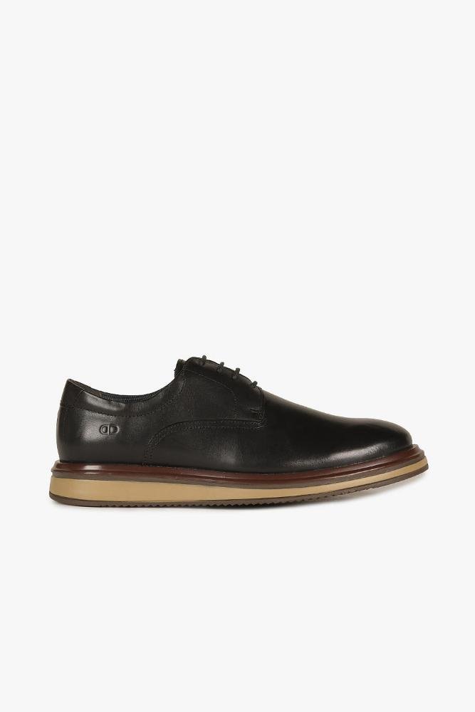 Sapato Casual Masculino Democrata Durant Preto 1