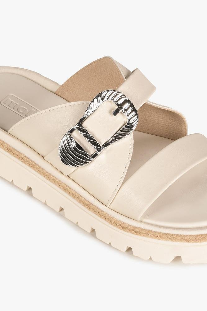 Papete Feminina Moleca Tatiane Off White 2