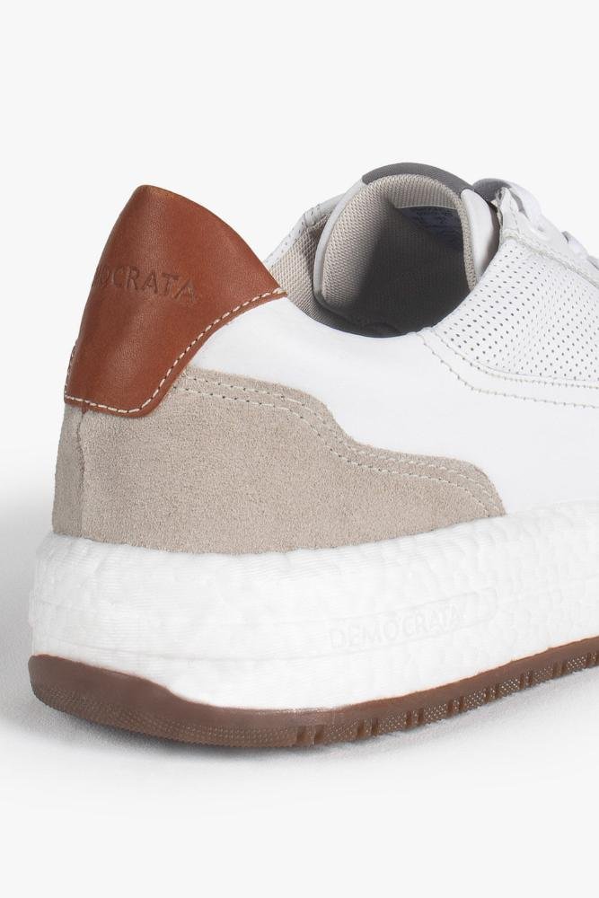 Sapatênis Masculino Democrata Denim Drake Pulse Branco 2
