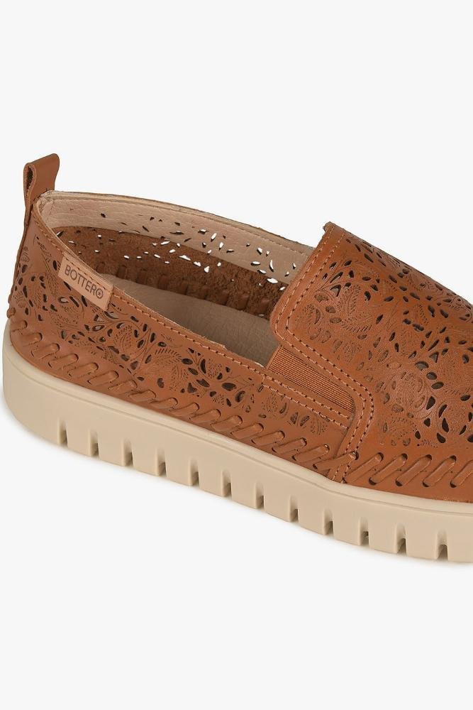 Tênis Feminino Slip On Bottero Elizze Caramelo 3