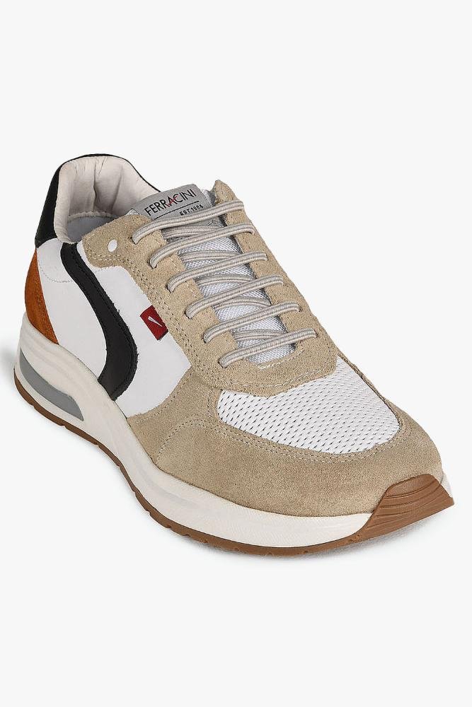 Tênis Masculino Sneaker Ferracini Vyper Branco/Bege 4