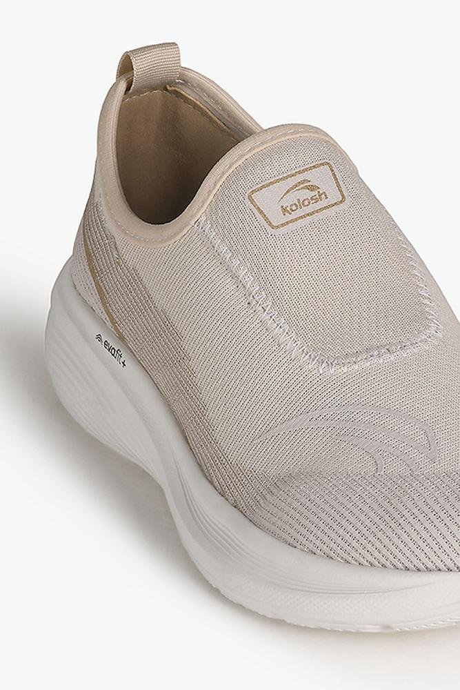 Conforto Feminino Slip On Kolosh Hosana Bege 2