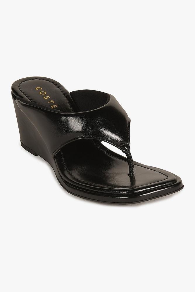 Sandália Feminina Anabela Costes Aster Preto 4