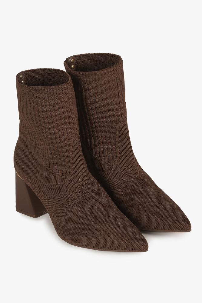 Bota Feminina Cano Curto Bebecê Sansa Café 4