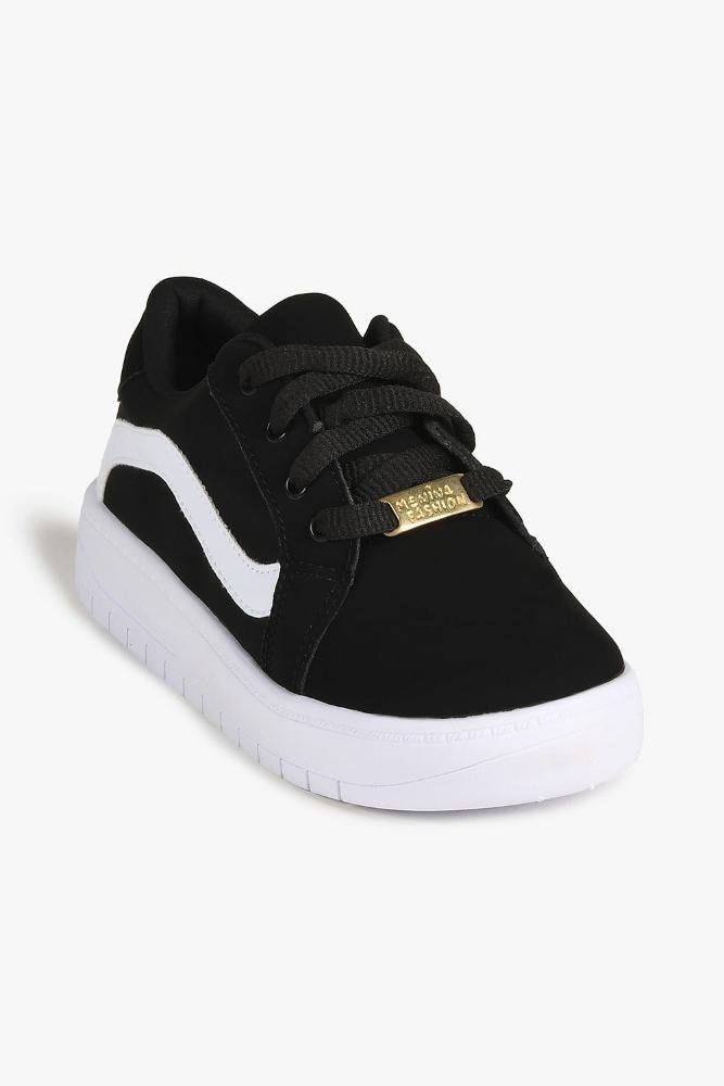 Tênis Infantil Menina Fashion Joana Preto 4