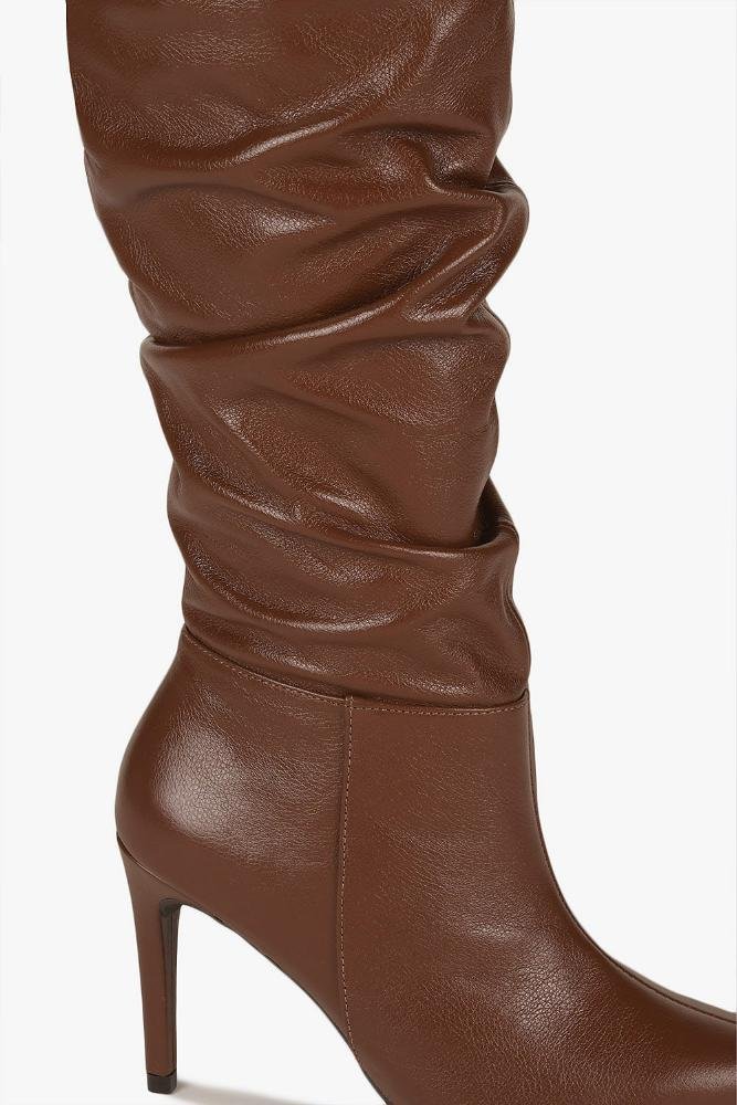 Bota Feminina Cano Alto Mundial Lunaria Café 2