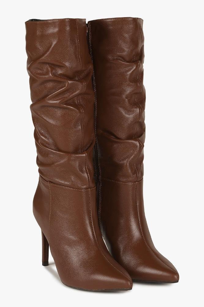 Bota Feminina Cano Alto Mundial Lunaria Café 4