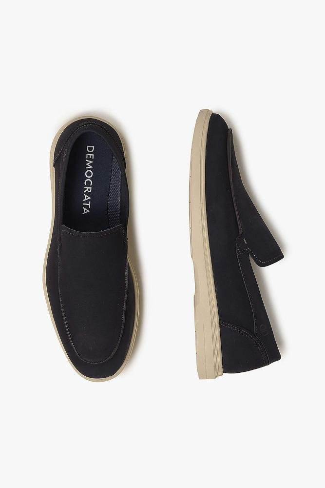 Mocassim Masculino Democrata Tulum Azul 3