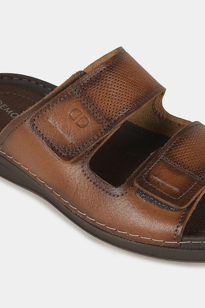 Chinelo Masculino Democrata Lazy Marrom 2