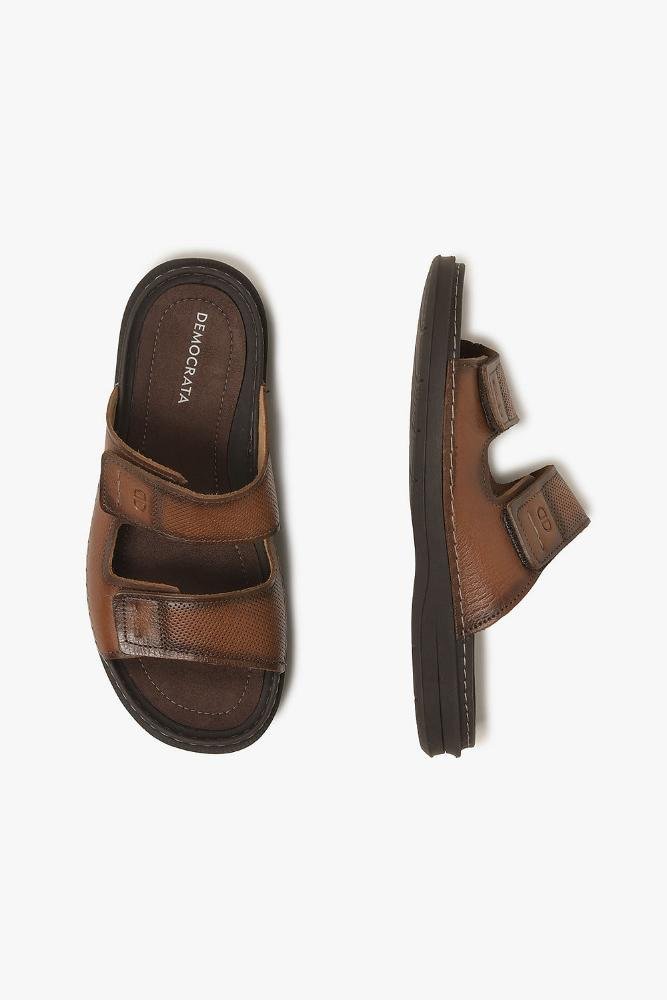 Chinelo Masculino Democrata Lazy Marrom 3