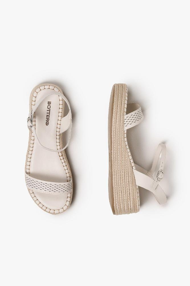 Sandália Feminina Anabela Bottero Thais Off White 3