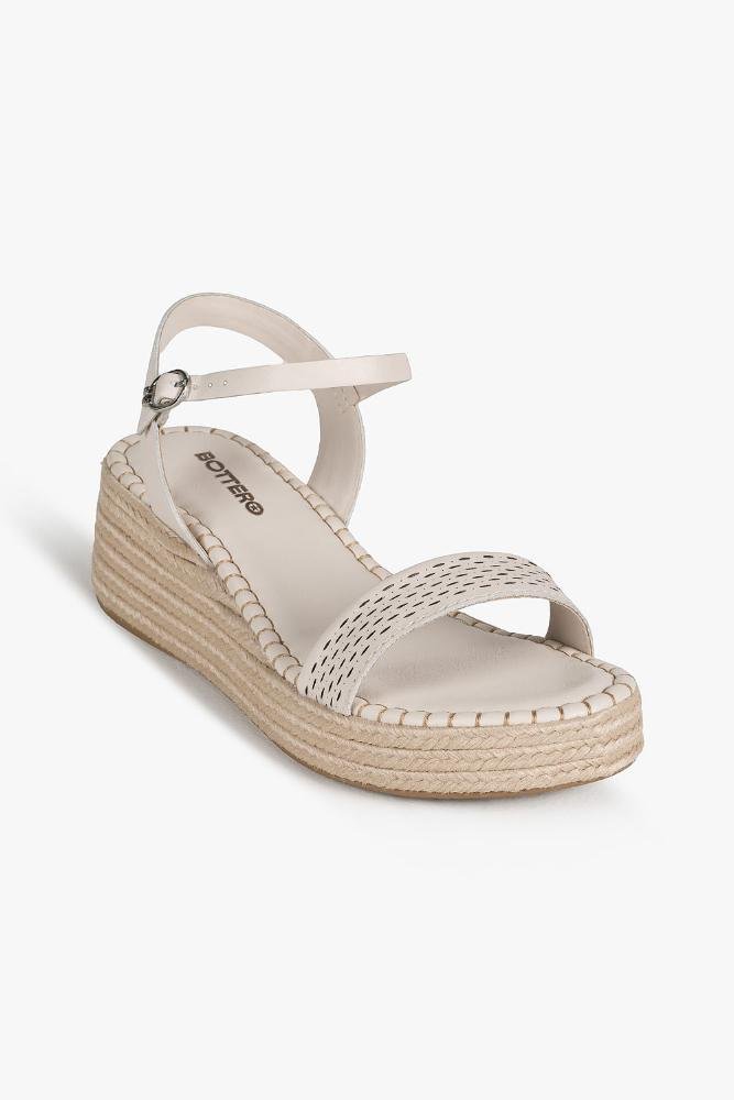 Sandália Feminina Anabela Bottero Thais Off White 4