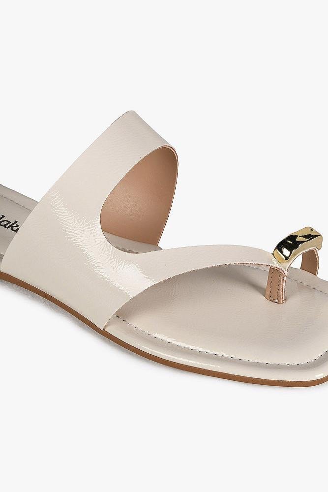Rasteira Femimina Dakota Chily Off White 2
