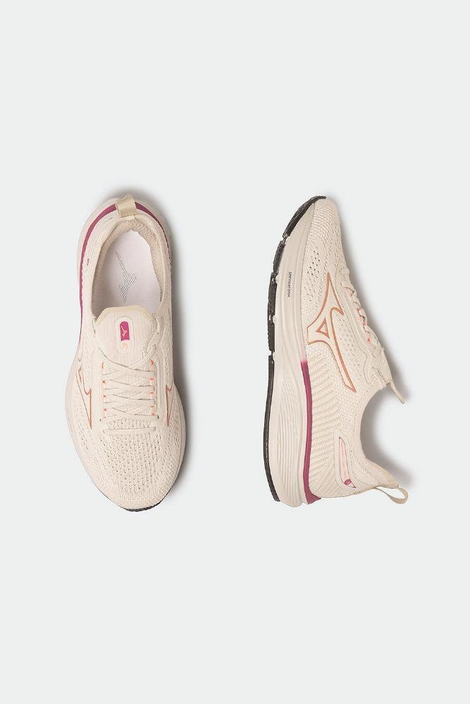 Tênis Mizuno Cool Ride 3 Bege 3