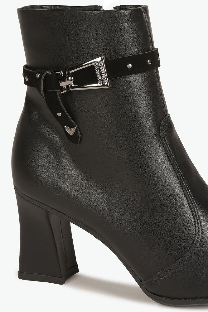 Bota Feminina Cano médio Mississipi Raven Preto 2