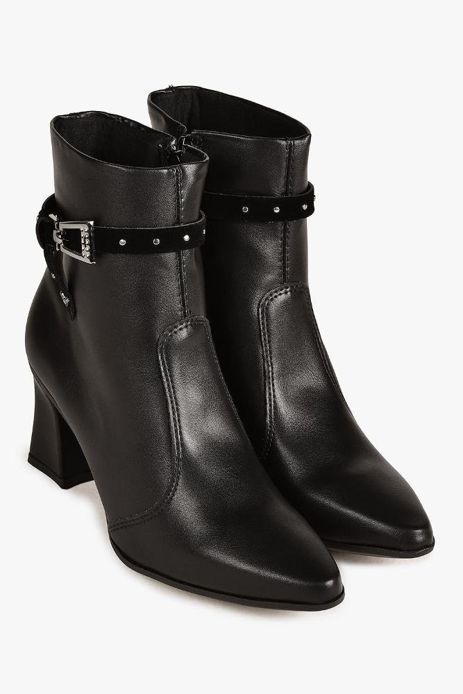 Bota Feminina Cano médio Mississipi Raven Preto 4