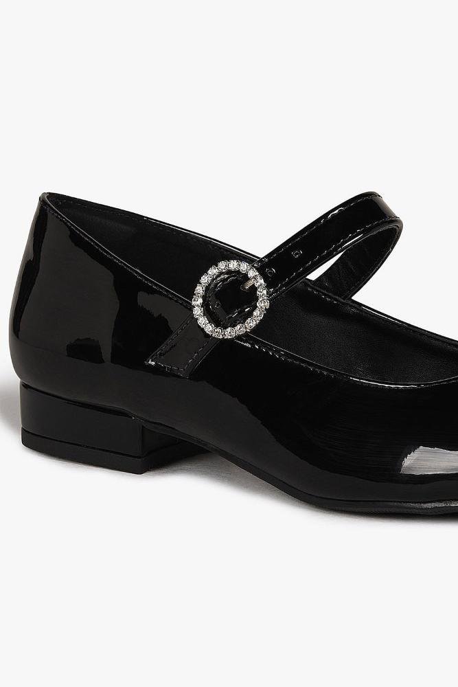 Sapato Feminino De Boneca Mundial Noemia Preto 2