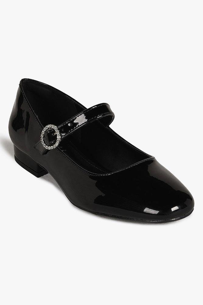 Sapato Feminino De Boneca Mundial Noemia Preto 4