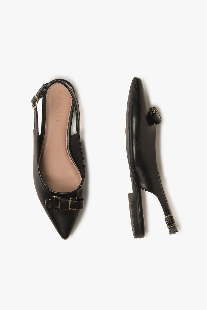 Sapato Feminino Slingback Mundial Ondina Preto 3