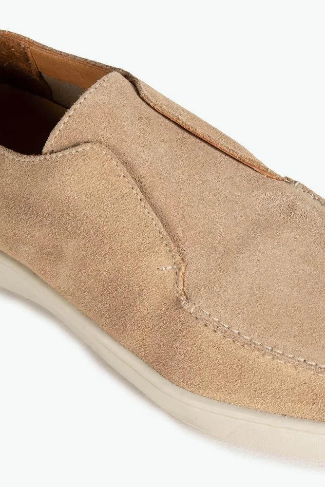 Mocassim Masculino Mundial Isque Bege 2