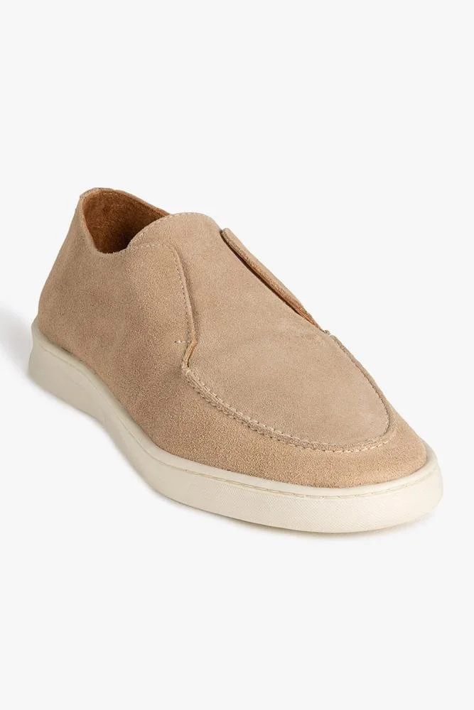 Mocassim Masculino Mundial Isque Bege 4