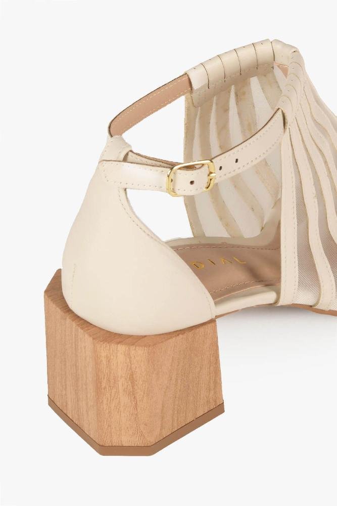 Sandália Feminina Mundial Alya Off White 2