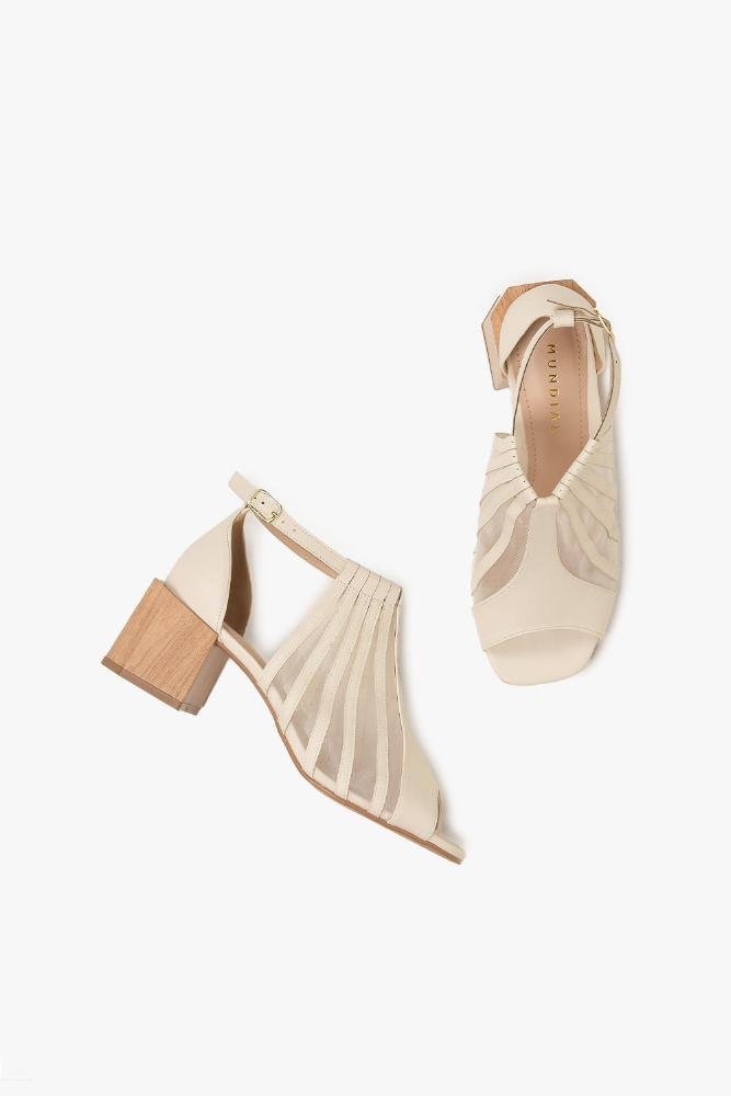 Sandália Feminina Mundial Alya Off White 3