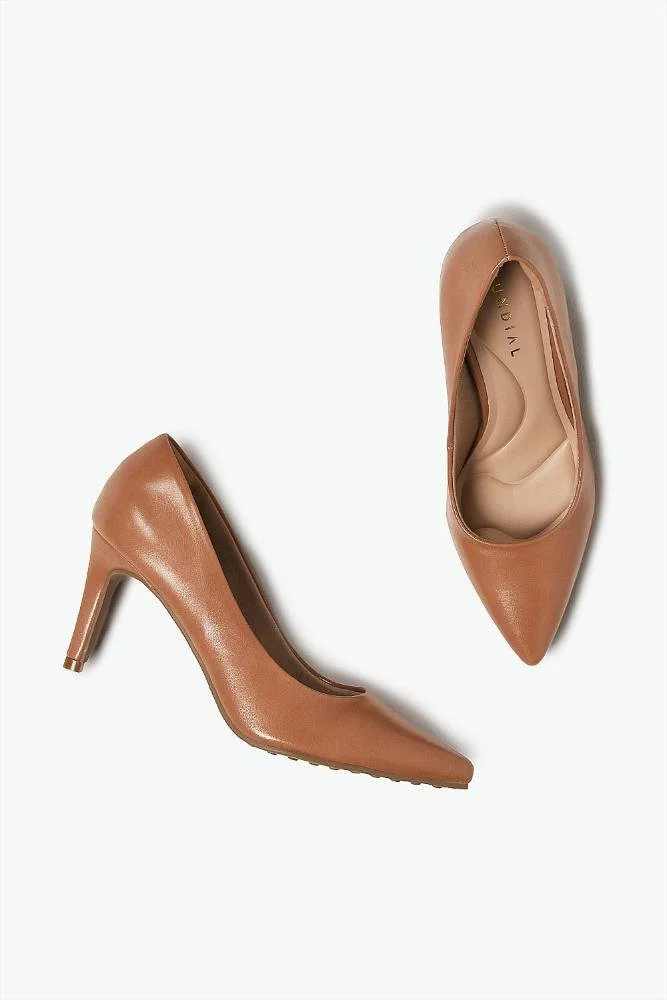 Scarpin Feminino Salto Alto Mundial Julietta Marrom 3