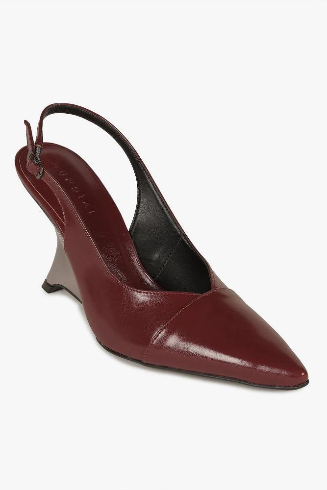 Sapato Feminino Anabela Mundial Rose Vermelho 4