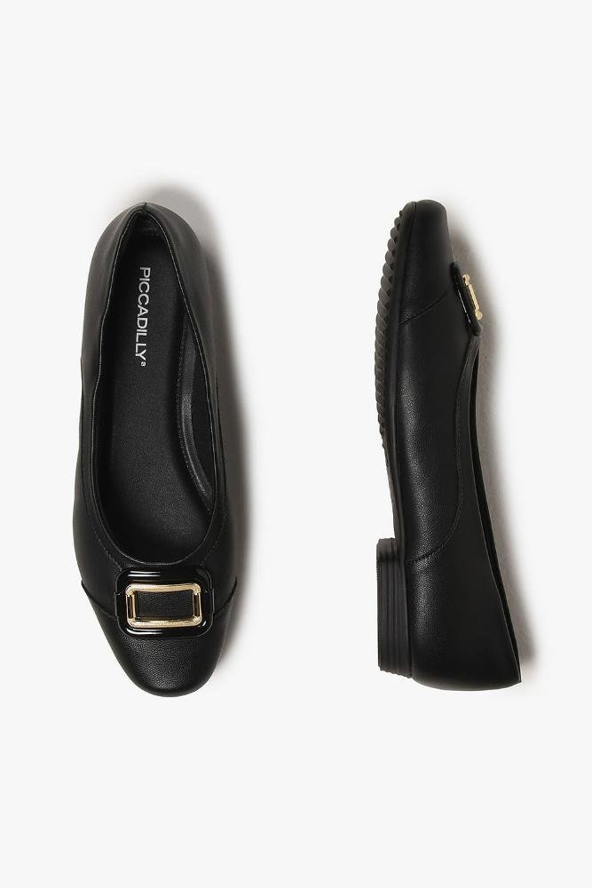 Conforto Feminino Bico Quadrado Piccadilly Derci Preto 5
