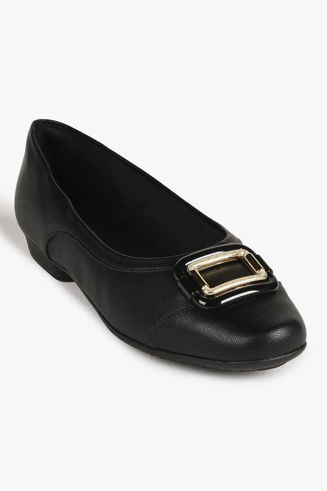 Conforto Feminino Bico Quadrado Piccadilly Derci Preto 8