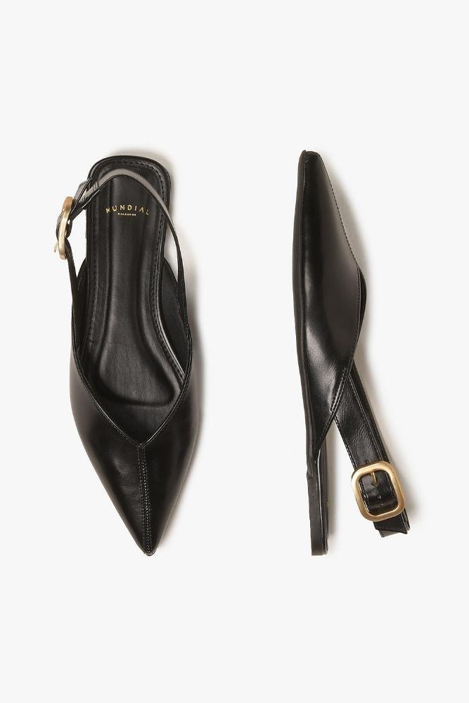 Sapatilha Feminina Slingback Mundial Reese Preto 3