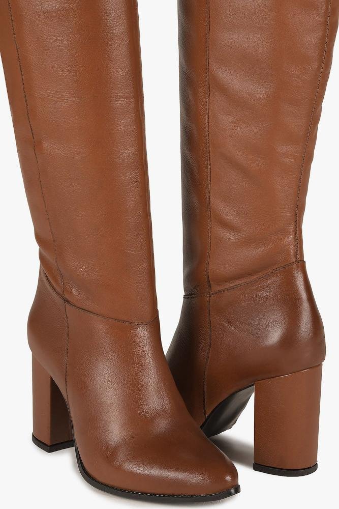 Bota Feminina Cano Alto Mundial Alita Caramelo 2