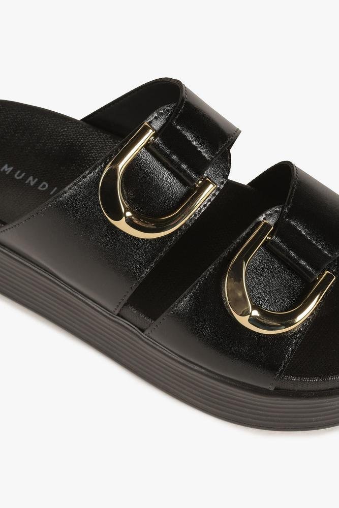 Tamanco Feminino Flatform Mundial Kailani Preto 2