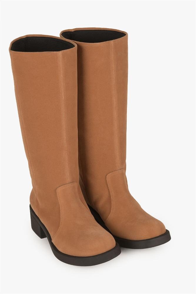Bota Feminina Cano Alto Mundial Adda Caramelo 4
