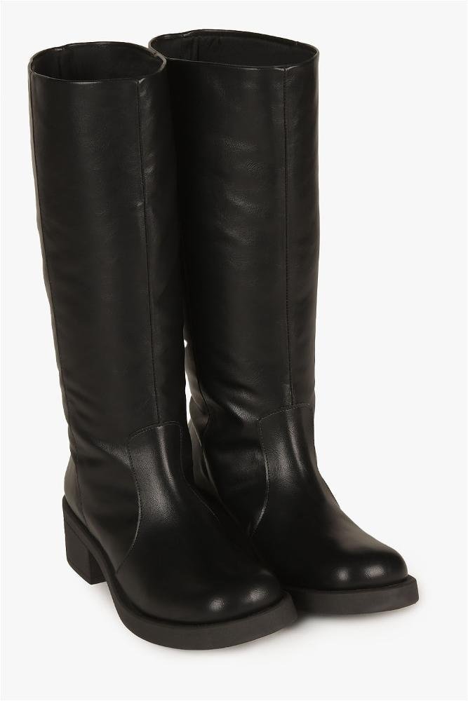 Bota Feminina Cano Alto Mundial Adda Preto 4