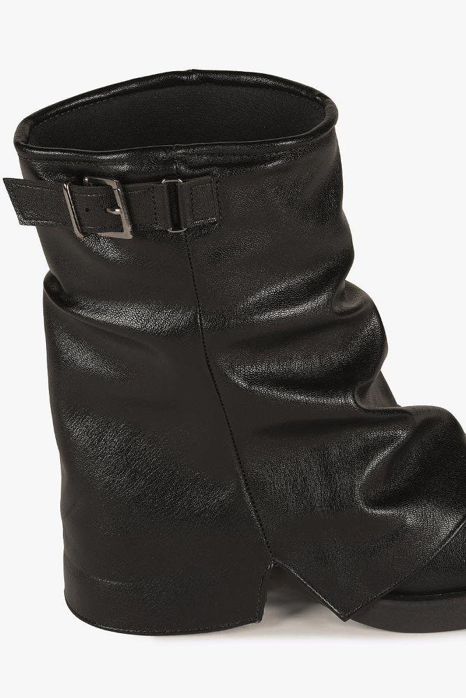 Bota Feminina Cano Curto Mundial Bella Preto 3