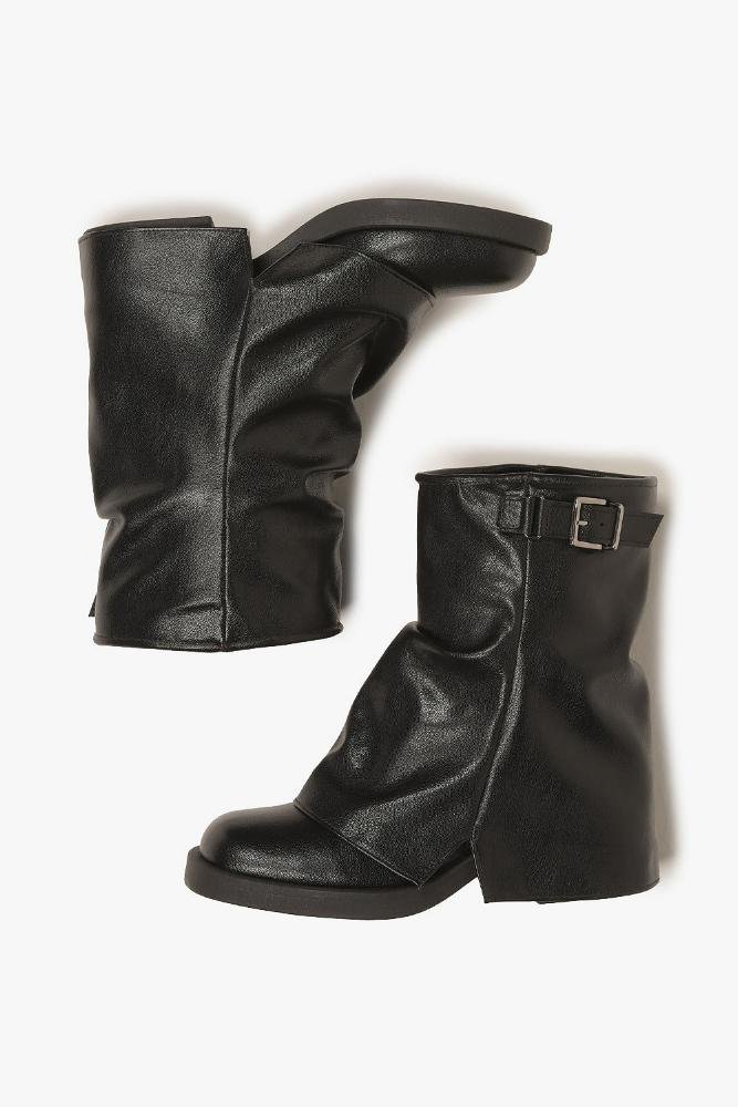 Bota Feminina Cano Curto Mundial Bella Preto 4