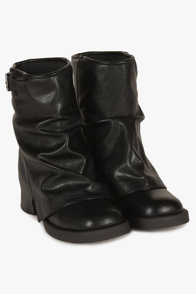 Bota Feminina Cano Curto Mundial Bella Preto 5